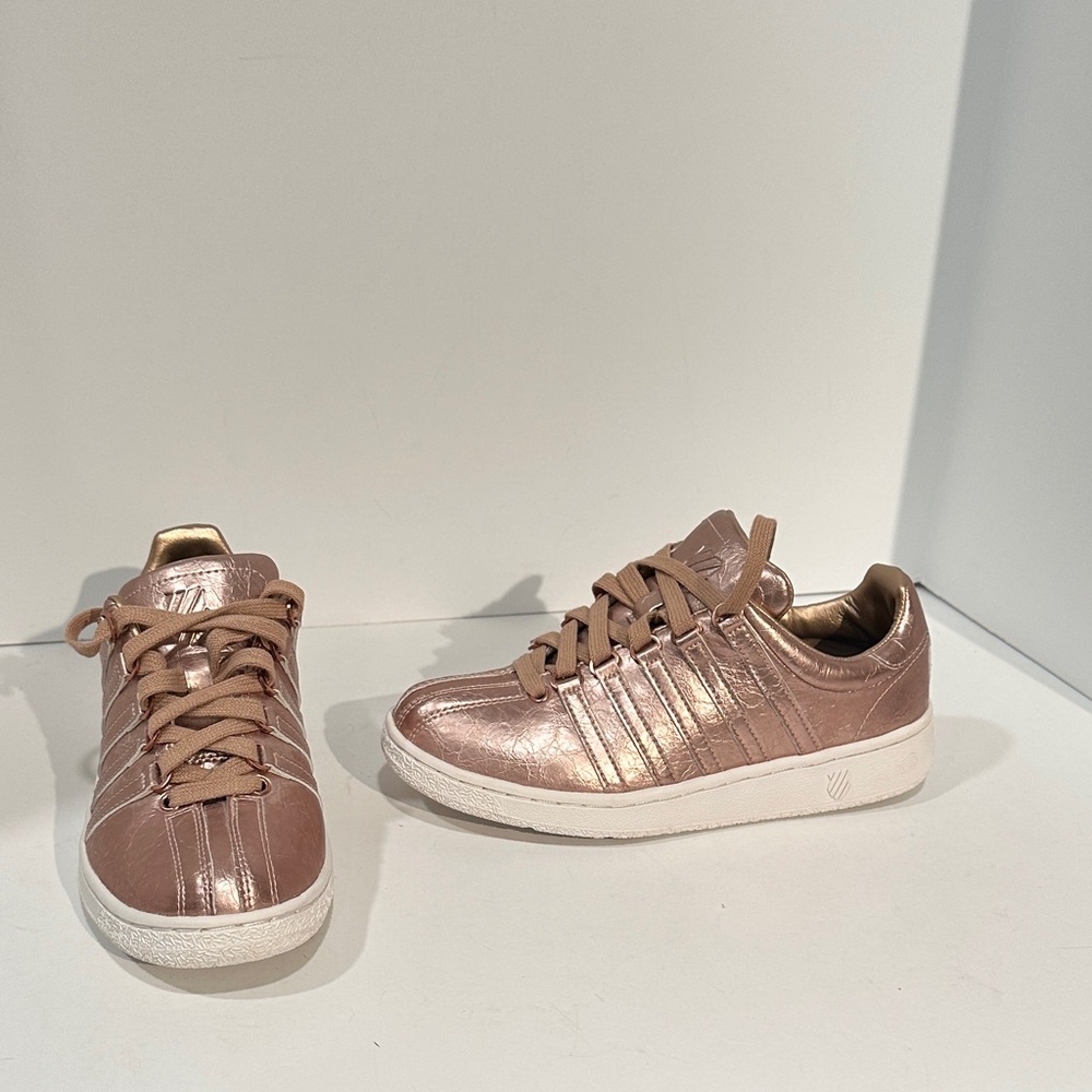 K-Swiss Court Style Rose Gold Women's Sneakers
